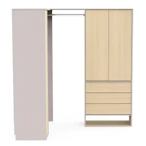 Modulaire hoek kledingkast Demeyere Combi image-1