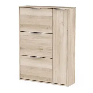 Schoenenopbergmeubel met 3 kleppen en 1 openslaande deur Demeyere Ghost image-2