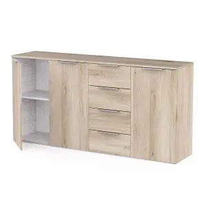 Buffet met 3 deuren en 4 lades Demeyere Ghost image-3