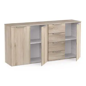 Buffet met 3 deuren en 4 lades Demeyere Ghost image-4