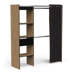 326843-etagere-demeyere-chicago-hamilton-oak-matt-black-167x192x50-cm