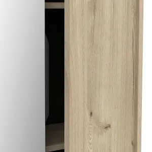 Schoenenkast met 2 deuren en 1 spiegel Demeyere Ebony image-4