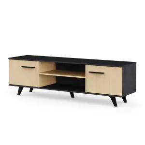 TV-meubel met 2 openslaande deuren en 2 nissen Demeyere Kent image-2