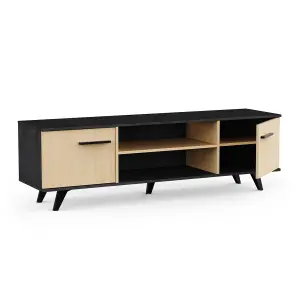 TV-meubel met 2 openslaande deuren en 2 nissen Demeyere Kent image-3