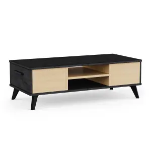 Salontafel met 2 lades en 1 plank Demeyere Kent image-1