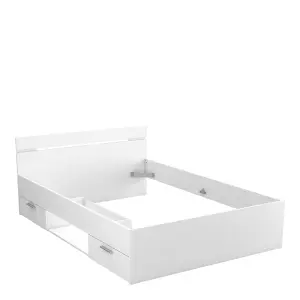 Bed met 2 lades en 1 niche Demeyere Michigan image-1