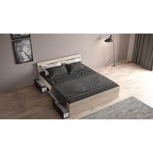 Lit 2 tiroirs/1 niche Demeyere Michigan image-3