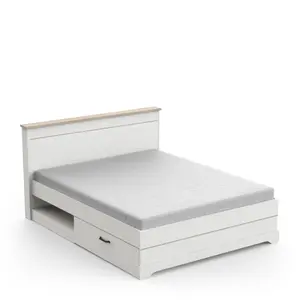 Bett mit 2 Schubladen und 2 Nischen Demeyere Cottage image-0