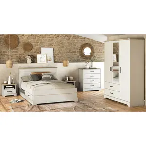 Bett mit 2 Schubladen und 2 Nischen Demeyere Cottage image-5