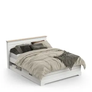 Bett mit 2 Schubladen und 2 Nischen Demeyere Cottage image-6