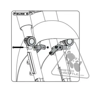Extra motorlichtbeugel DENALI Honda Cruisers VT 750 C2 SHADOW AERO (RC44) image-1