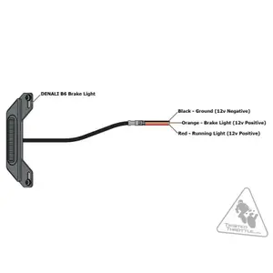 Top case brake light for motorcycle DENALI B6 image-1