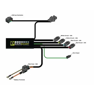Kabelboom DENALI Cansmart Plug-N-Play Gen II BMW K1600 K 1600 GT ABS (0F01) image-2