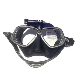 Masque métal super luxe démontable Denty Spearfishing Gopro image-0