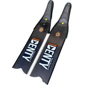 Carbon-Fußteilflossen mittel Denty Spearfishing Black Mamba V2 image-0