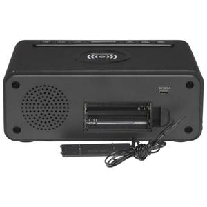 Radiosveglia digitale con caricatore wireless Denver image-4