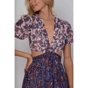 Vestido comprido feminino Derhy Cosette image-1