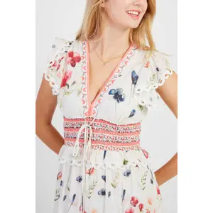 Robe longa com flores mulher Derhy Patrimonio image-4