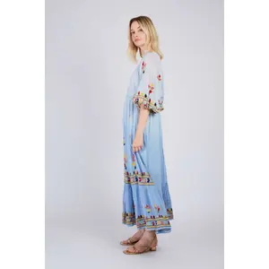 Vestito lungo ricamato da donna Derhy Candice image-3