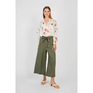 Floral Lace-Up Blouse Women Derhy Lovely image-1