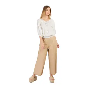 Plain 3/4 Sleeve Blouse Women's Derhy Bahamas image-0