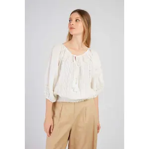 Plain 3/4 Sleeve Blouse Women's Derhy Bahamas image-2