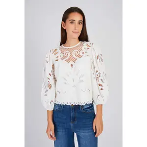 Blondebluse til kvinder Derhy Bali image-1
