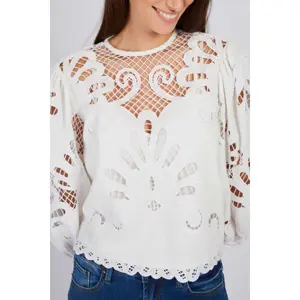 Blondebluse til kvinder Derhy Bali image-4