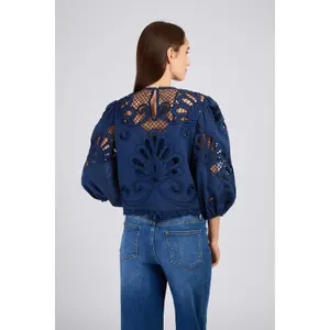 Blondebluse til kvinder Derhy Bali image-3