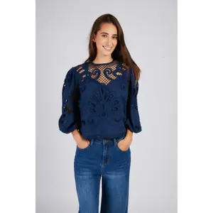 Blondebluse til kvinder Derhy Bali image-1