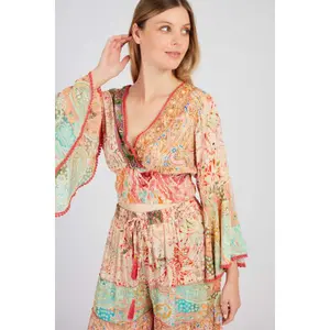 Multicoloured Bohemian Maxi Dress Women Derhy Hildegarde image-2