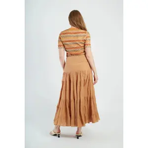 Pleated skirt for women Derhy Dahlia image-1