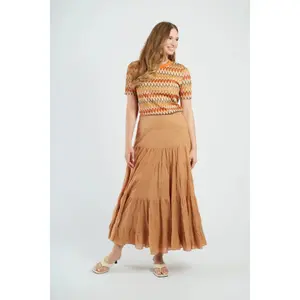 Pleated skirt for women Derhy Dahlia image-3