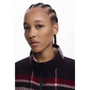 Poncho à carreaux femme Desigual Aldama image-4