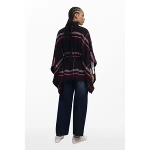 Poncho à carreaux femme Desigual Aldama image-3