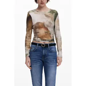Leren damesriem Desigual Zalio image-1