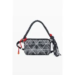 Sac bandoleira em denim zigzag senhora Desigual image-2
