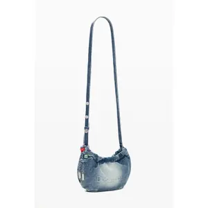 Sac bandoulière avec logo femme Desigual image-1