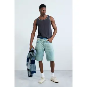 Αμάνικο μπλουζάκι Desigual Basic image-1