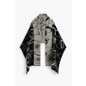 Woven Jacquard Scarf Women Desigual