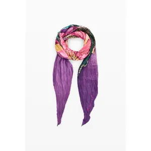 Foulard en soie motif floral femme Desigual image-1
