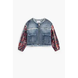 Girl's denim jacket Desigual Marlen image-0