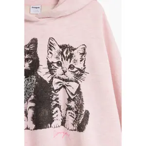 Pullover Mädchen Desigual Cats image-2