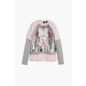 Meisjes-T-shirt Desigual Minnie Sequins