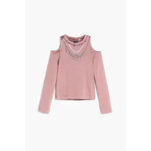 Girl's long sleeve T-shirt Desigual Star image-0