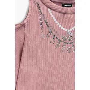 Girl's long sleeve T-shirt Desigual Star image-1