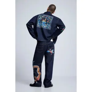 Straight Jeans Desigual Japan Raw image-3