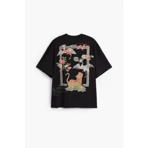 T-shirt Desigual Japan Black image-1
