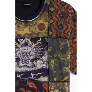 T-shirt Desigual Japan Patch image-2