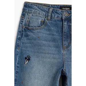 Wide Leg Women's Jeans Desigual Mickey image-4